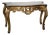 1960s French Style Marble Top Console Table For Sale