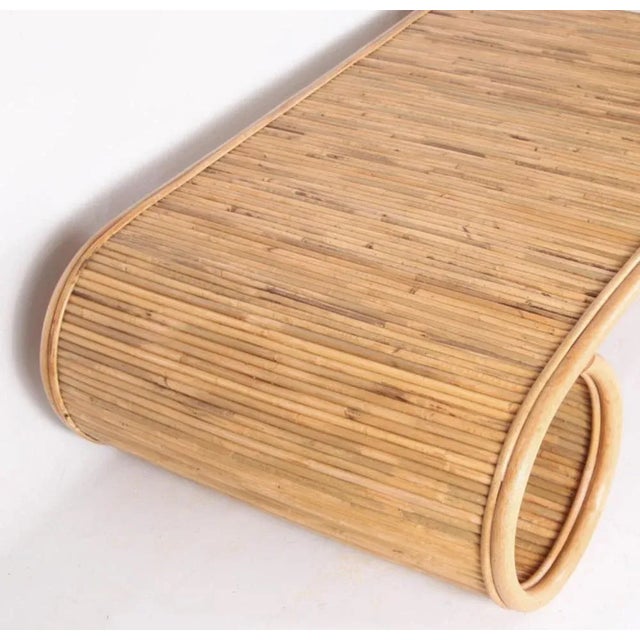 Large Coffee Table in Rattan For Sale - Image 6 of 10