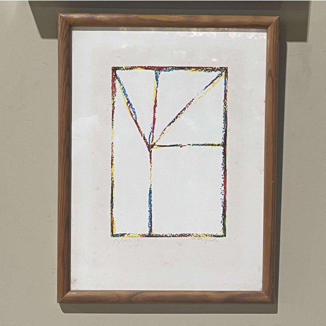 Angelo De Sousa, Abstract Composition, Screen Printing For Sale - Image 8 of 8