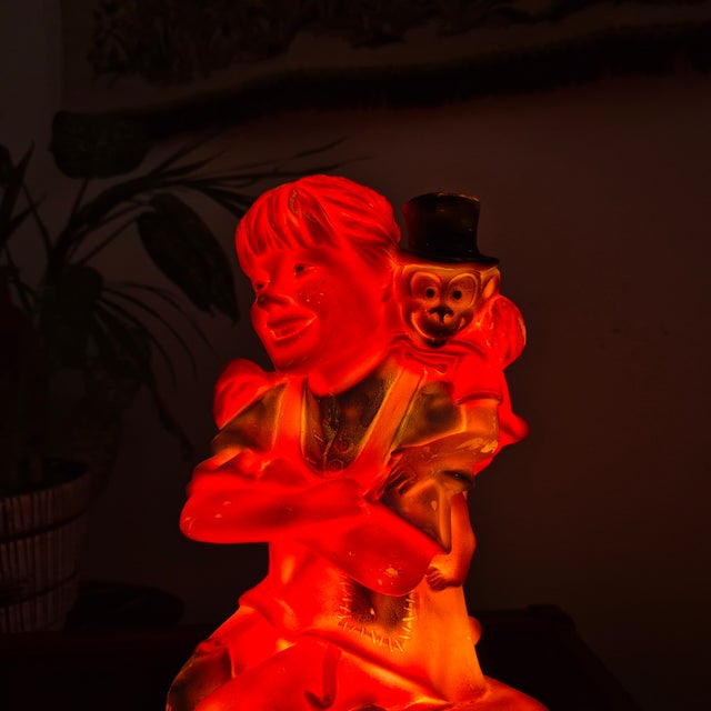 Vintage Pippi Longstocking Table Lamp from Heico, 1980s For Sale - Image 9 of 12