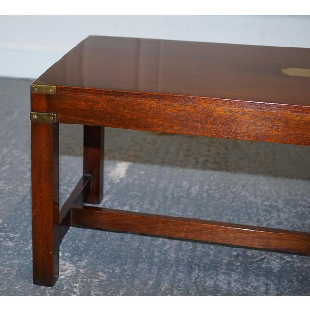 Vintage Military Campaign Coffee Table from R.E.H Kennedy For Sale - Image 5 of 17