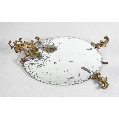 Art Nouveau Table Mirror with Bronze Frame For Sale - Image 4 of 18