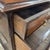Wood Late 19th Century Georgian 5 Drawer Oak Chest With Dark Cherry Banding With Brass Drop Pulls and Ecustions For Sale - Image 7 of 13