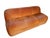 Textile Vintage 3-Seater Sofa and Armchair in Orange Velvet, 1970s, Set of 2 For Sale - Image 7 of 11