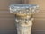 Sculpture Materials Weathered Neoclassical Cast-Concrete Garden Column Pedestal For Sale - Image 7 of 11