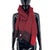 Versace Versace Red & Black Printed 100% Wool Scarf For Sale - Image 4 of 10