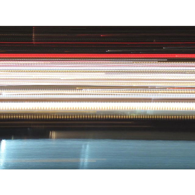 This large 40" x 30" abstract photographic print is by designer/artist/photographer Joseph Fountain, and was made in 2015....