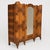 Italian Baroque Revival Walnut and Burl Walnut Wardrobe from Palazzi dell’Arte Cantù, 1940s For Sale - Image 6 of 10