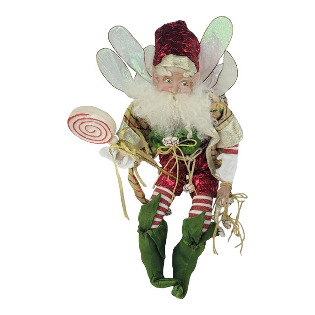 Mark Roberts Peppermint Candy Fairy Christmas Collectible Elf Figure 17" For Sale