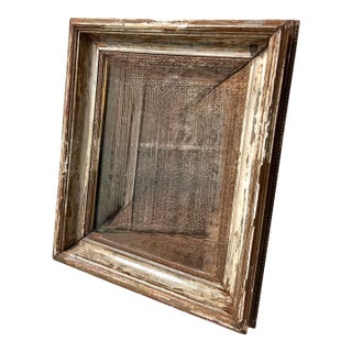 Antique Foxed Mirror Vanity Tray For Sale