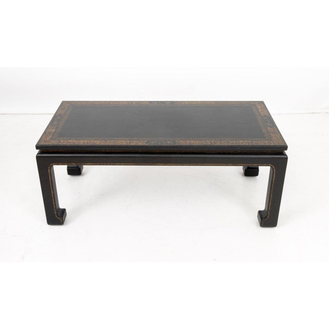 Chinese Chinese Black Lacquered Kang Table For Sale - Image 3 of 6