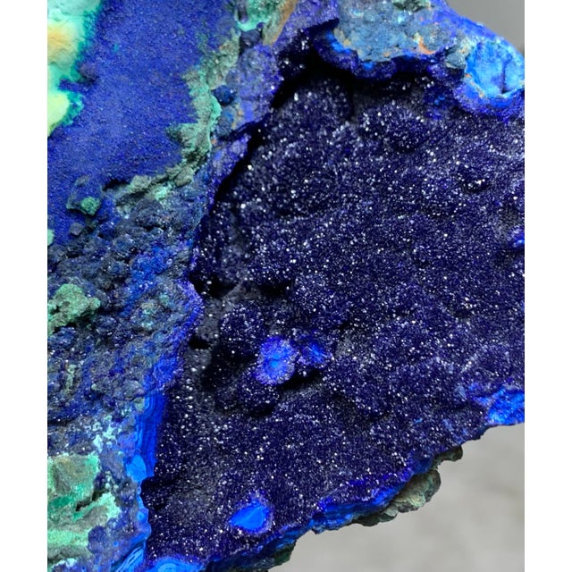 Azurite Malachite Specimen by Stillmantle For Sale - Image 4 of 5