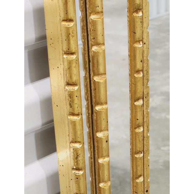 Gold Vintage Italian Giltwood Mirror For Sale - Image 8 of 11