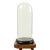 Black Large Antique Mouth-Blown Glass Dome, 1890s For Sale - Image 8 of 14