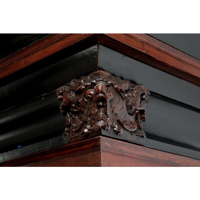 17th Century Dutch Baroque Revival Kussenkast Armoire Cabinet For Sale - Image 11 of 11