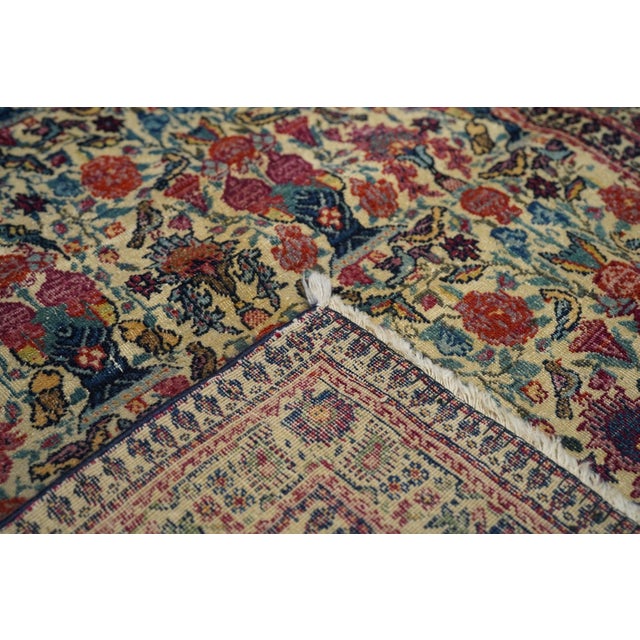 Antique Tehran Rug 4'3'' X 6'7'' For Sale - Image 9 of 10
