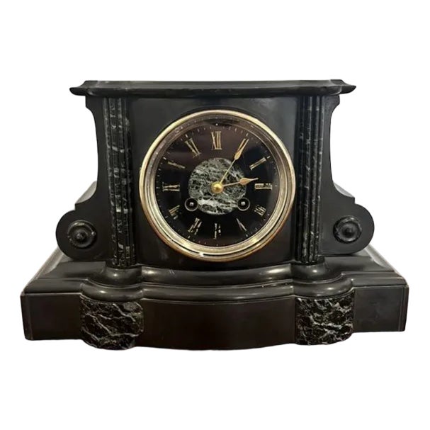 Antique Victorian Eight Day Mantle Clock, 1880 For Sale