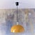 Metal Vintage Ocher Yellow Ceiling Lamp For Sale - Image 7 of 7