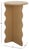 Modern Lilith Wavy Accent Table in Desert Brown For Sale - Image 3 of 8