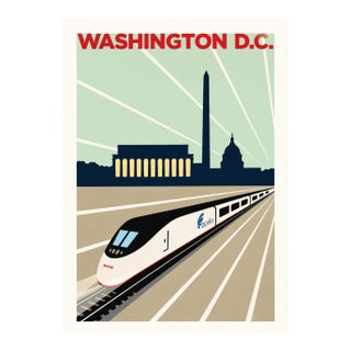 Michael Schwab - Washington, d.c. - Acela - Amtrak, C. 2004, Poster on Paper For Sale