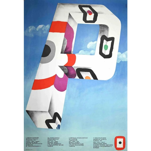 Biennale Warszawa is a vintage offset poster realized in 1974. The artwork was realized on the occasion of the Biennale in...