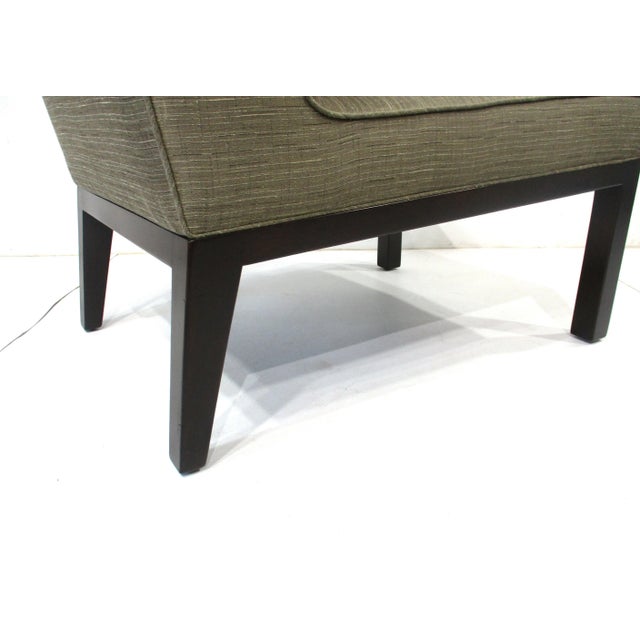 Wood Edward Wormley Mid Century Slipper Chair for Dunbar For Sale - Image 7 of 11