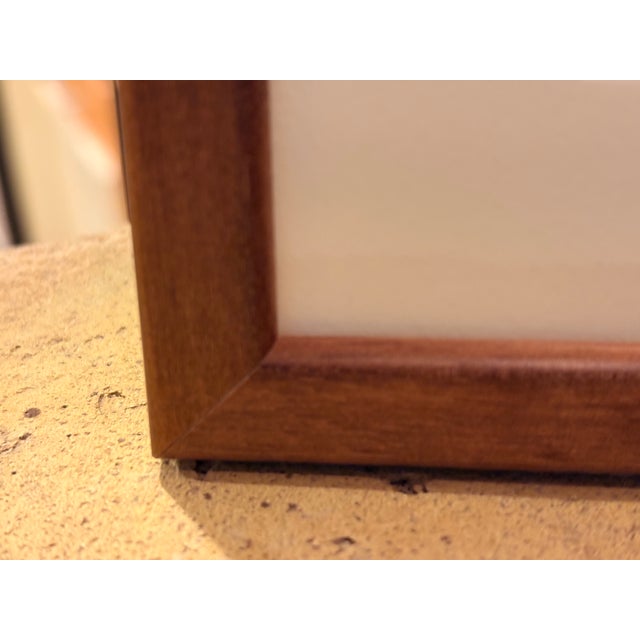 Vintage Greece 7 Embossed and Hand Painted Chairs Original Framed Art For Sale - Image 9 of 15