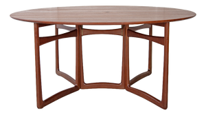 Drop Leaf Dining Table by Peter Hvidt for France & Son, 1960s