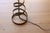 1950s Space Age Black Metal Spiral Cone Table Lamp For Sale - Image 11 of 17