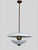 Metal Handcrafted Pearl Look Brass Pendant Light For Sale - Image 7 of 9