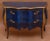 2010s Louis XV Antique Style Blue With Gold Commode For Sale - Image 5 of 6