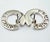 Chanel Chanel Fine Jewelry 925 Silver Letter C Clip on Earrings, A Pair For Sale - Image 4 of 5