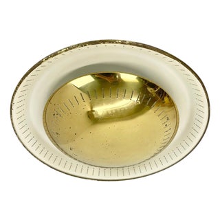 Brass Ceiling or Wall Light in the style of Gino Sarfatti, Italy, 1950s For Sale