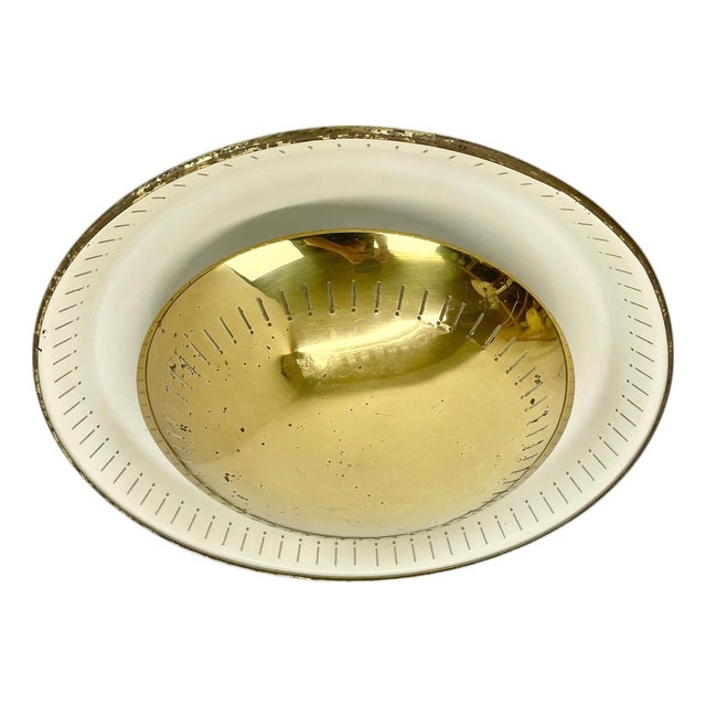 Brass Ceiling or Wall Light in the style of Gino Sarfatti, Italy, 1950s For Sale