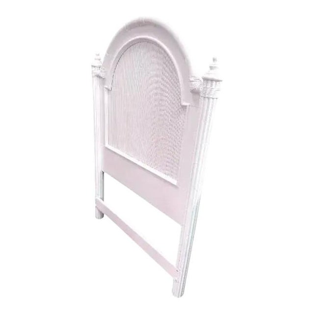 Tommy Bahama Tall Tommy Bahama Twin Headboards – Lacquered in Super White For Sale - Image 4 of 8