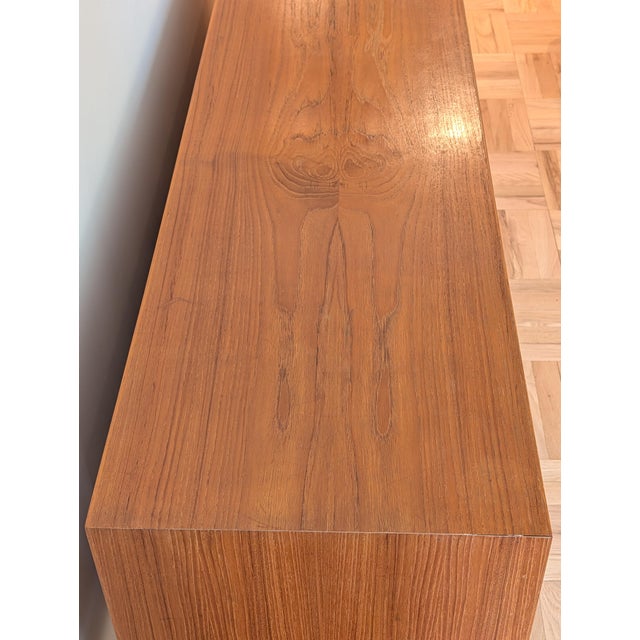 Gorgeous Mid-Century Danish Teak Credenza Attributed to Aksel Kjersgaard For Sale - Image 14 of 18