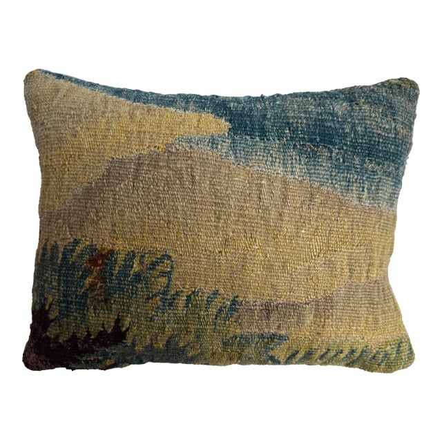 17th Century Flemish Tapestry Pillow For Sale