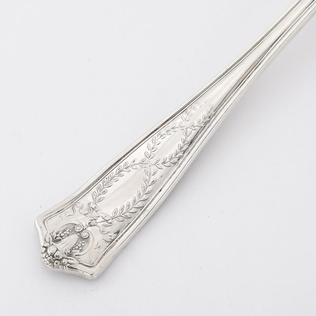 Tiffany and Co. Sterling Silver Winthrop Pattern Cream Soup Spoon For Sale - Image 9 of 9