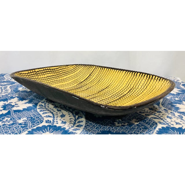 Antique Williamsburg Marbled Clay Serving Platter For Sale In Raleigh - Image 6 of 10