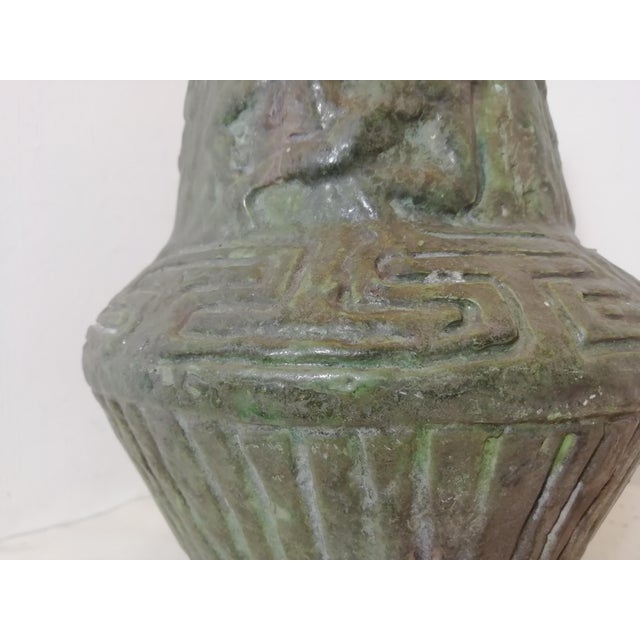 Vintage Ceramic Vase with Battle Scenes, Italy, 1960s For Sale - Image 10 of 11