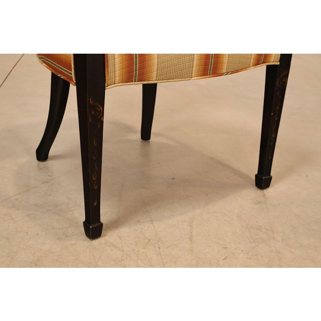 Baker Furniture Set Of Eight Oval Back Dining Chairs For Sale - Image 12 of 18