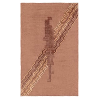 Vintage 1930s Chinese Art Deco Wool Rug Doris Leslie Blau For Sale