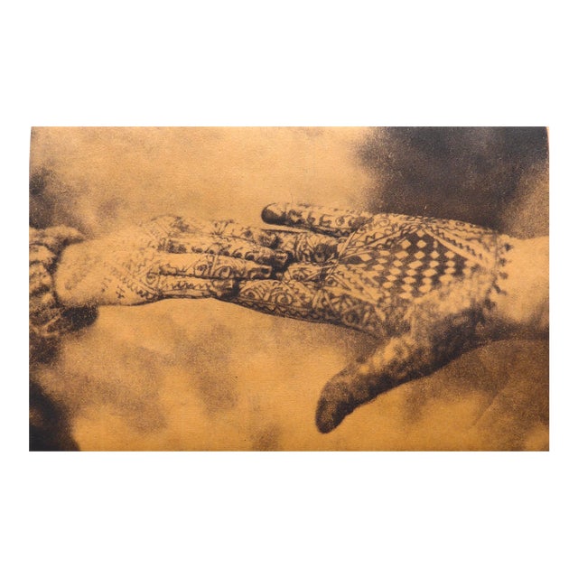 "Love" Contemporary Etching in White by Martha Holden For Sale