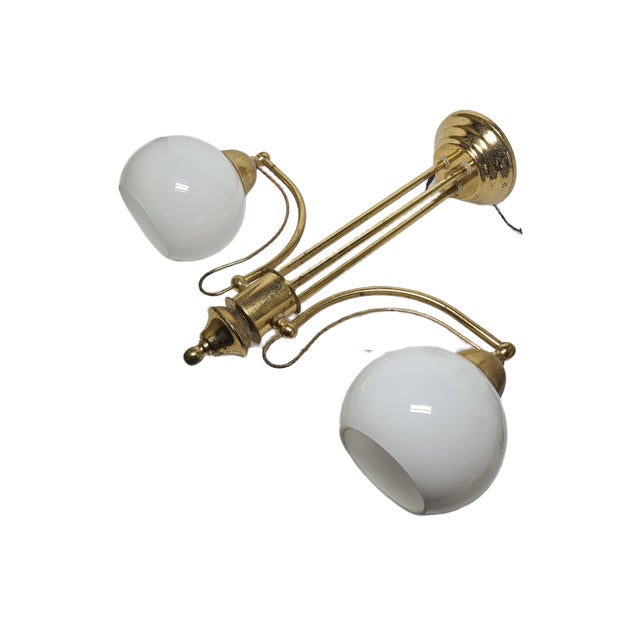 Vintage Art Nouveau Pendant Light, Poland, 1970s For Sale - Image 6 of 12