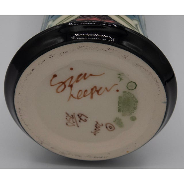 Moorcroft by Sian Leeper Vase - Isabella - Limited Edition W Box - 9.75" H For Sale - Image 4 of 6