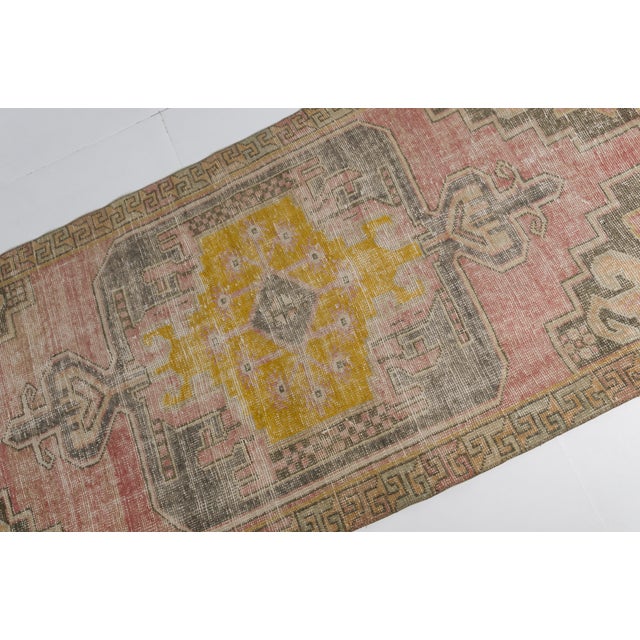 Mid 20th Century Handknotted Floor Oushak Rug For Sale - Image 9 of 9