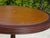 Brown English Wooden and Leather Side Table, 1960s For Sale - Image 8 of 18