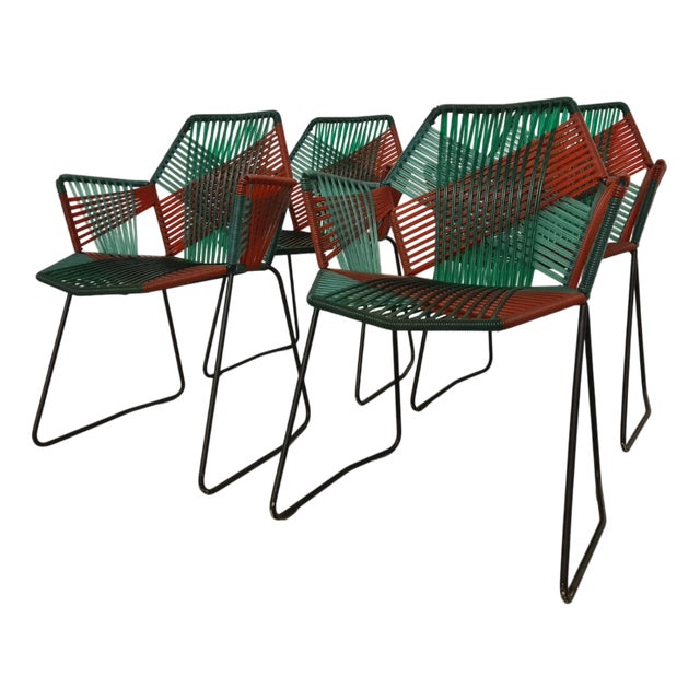 Tropicalia Jungle Armchairs by Patricia Urquiola for Moroso, 2008, Set of 4 For Sale