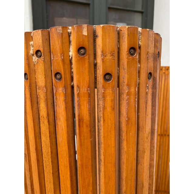 Alvar Aalto 1930s Alvar Aalto Style Conveyor Belt Screen/Room Divider For Sale - Image 4 of 13