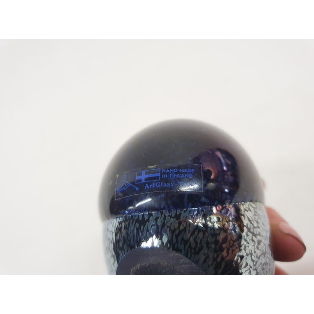 Glass Bird attributed to Art Glass Team, Finland, 1980s For Sale - Image 12 of 13